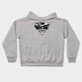 1967 American Muscle Car Kids Hoodie